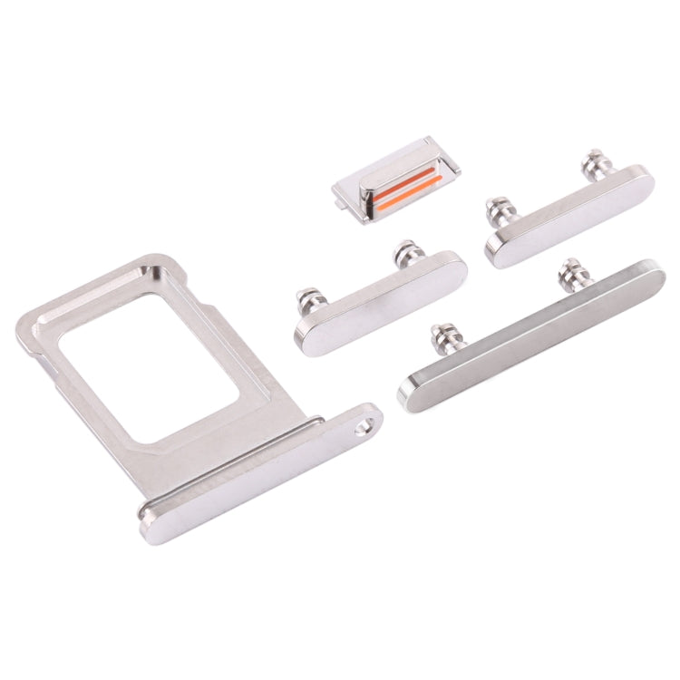SIM Card Tray + Side Keys for iPhone 12 Pro Max(White) - Side Key & Card Tray by PMc TechLife | Online Shopping South Africa | PMc TechLife | Buy Now Pay Later Mobicred