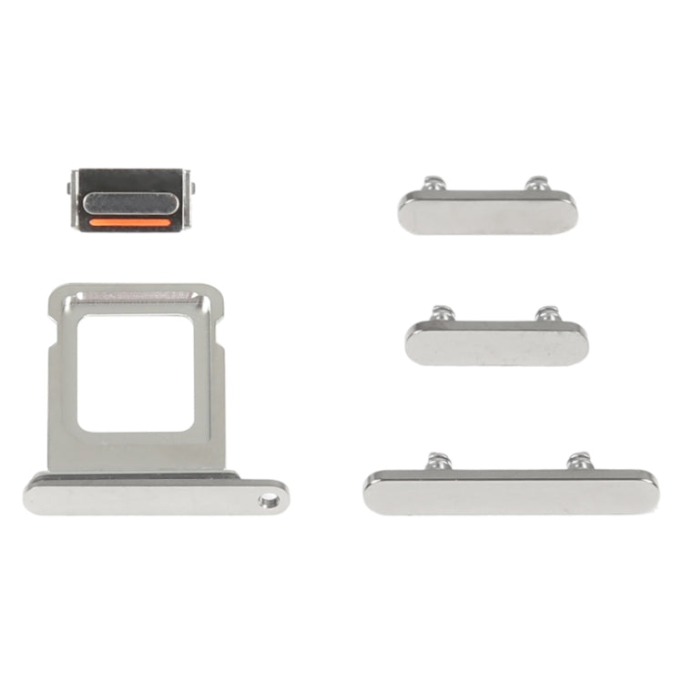 SIM Card Tray + Side Keys for iPhone 14 Pro(Silver) - Others by PMC TechLife | Online Shopping South Africa | PMC TechLife | Buy Now Pay Later Mobicred