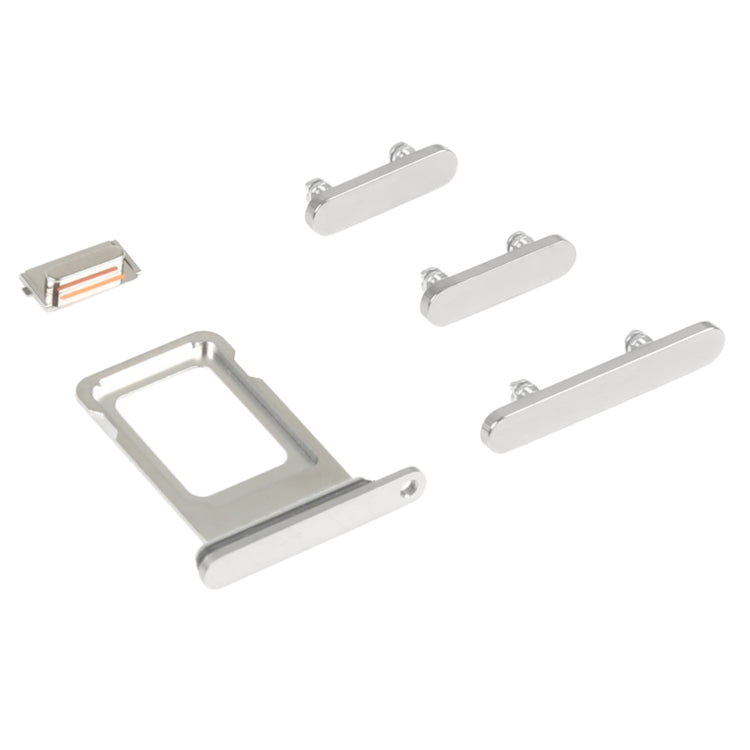 SIM Card Tray + Side Keys for iPhone 14 Pro(Silver) - Others by PMC TechLife | Online Shopping South Africa | PMC TechLife | Buy Now Pay Later Mobicred