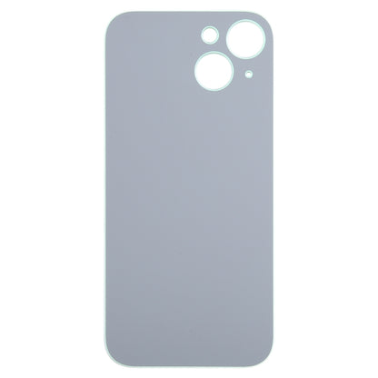 For iPhone 15 Easy Replacement Big Camera Hole Glass Back Battery Cover(Green) - Back Cover by PMC Jewellery | Online Shopping South Africa | PMC Jewellery | Buy Now Pay Later Mobicred
