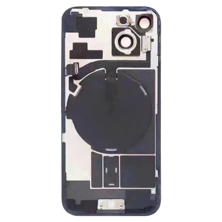 For iPhone 15 Glass Battery Back Cover with Flash Bracket + Wireless Charging Module(Pink) - free shipping - PMC Jewellery - Order now!
