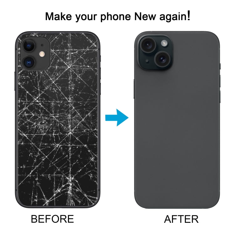 Back Cover with Appearance Imitation of iP15 Pro for iPhone 11(Titanium) - Back Cover by PMC Jewellery | Online Shopping South Africa | PMC Jewellery | Buy Now Pay Later Mobicred