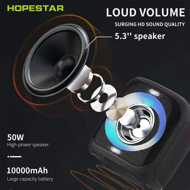 HOPESTAR Party100 Bluetooth 5.0 Portable Waterproof Wireless Bluetooth Speaker with Mobile Charging Function (Green) - free shipping - PMC Jewellery - Order now!