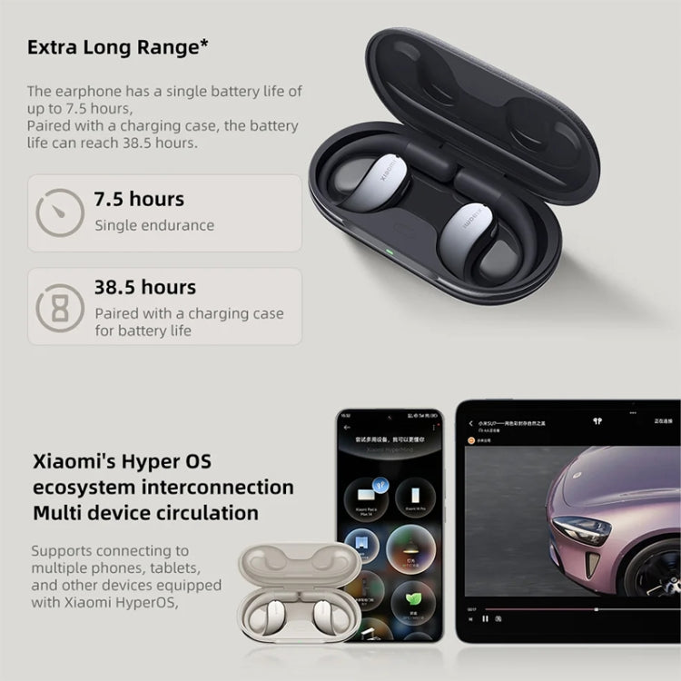 Original Xiaomi Bluetooth 5.3 Open-Ear Wireless Bluetooth Earbuds (Gold) - free shipping - PMC TechLife - Order now!