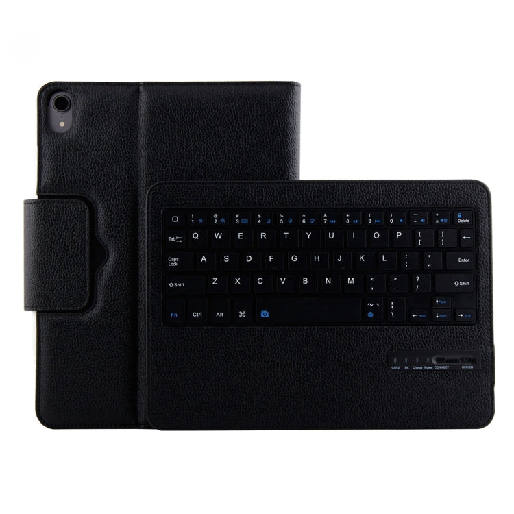 IP011 Detachable Bluetooth 3.0 ABS Keyboard + Litchi Texture Leather Tablet Case for iPad Pro 11 inch (2018), with Sleep Function (Black) - free shipping - PMC TechLife - Order now!