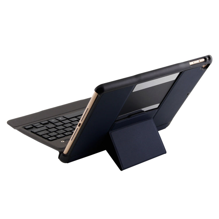 T-201D Detachable Bluetooth 3.0 Ultra-thin Keyboard + Lambskin Texture Leather Tablet Case for iPad Air / Air 2 / iPad Pro 9.7 inch, Support Multi-angle Adjustment / Backlight (Blue) - For iPad Pro by PMC TechLife | Online Shopping South Africa | PMC TechLife
