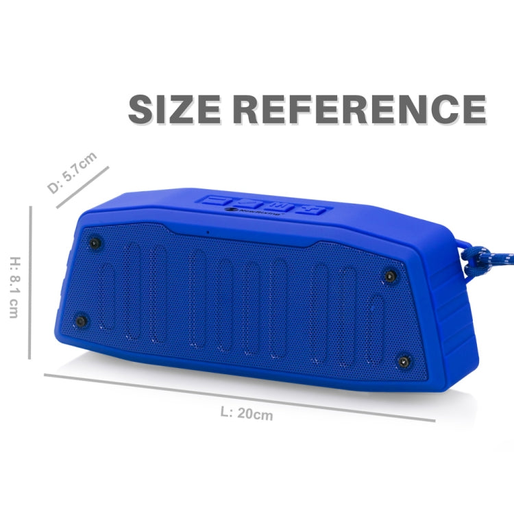 NewRixing NR-4019 Outdoor Portable Bluetooth Speaker with Hands-free Call Function, Support TF Card & USB & FM & AUX (Green) - Desktop Speaker by NewRixing | Online Shopping South Africa | PMC Jewellery | Buy Now Pay Later Mobicred