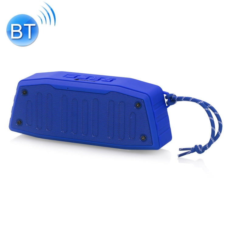 NewRixing NR-4019 Outdoor Portable Bluetooth Speaker with Hands-free Call Function, Support TF Card & USB & FM & AUX (Blue) - Desktop Speaker by NewRixing | Online Shopping South Africa | PMC Jewellery | Buy Now Pay Later Mobicred