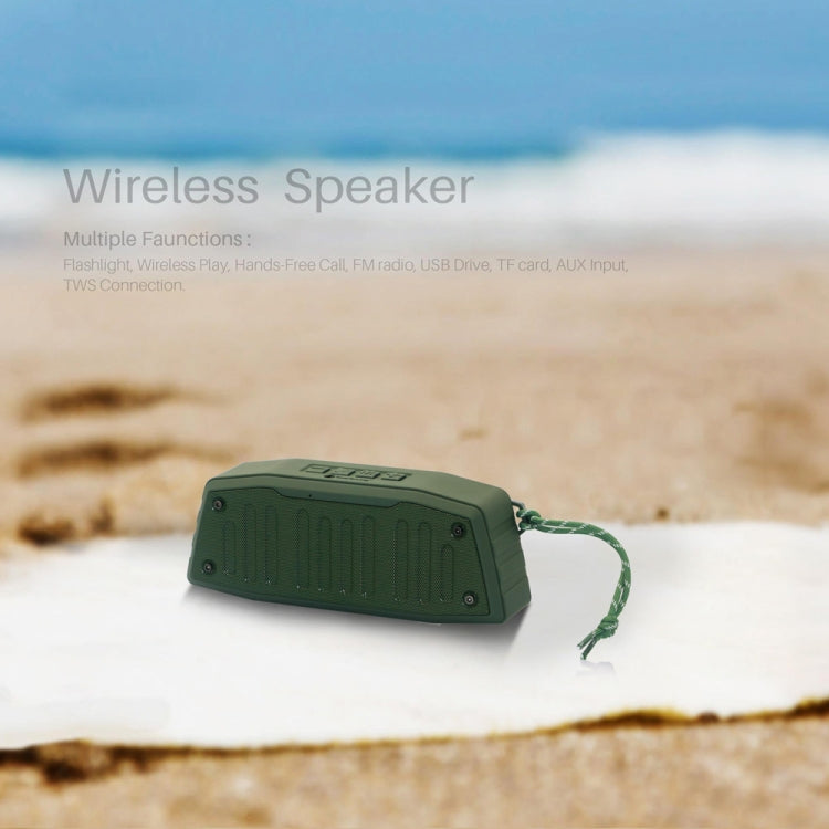 NewRixing NR-4019 Outdoor Portable Bluetooth Speaker with Hands-free Call Function, Support TF Card & USB & FM & AUX (Blue) - Desktop Speaker by NewRixing | Online Shopping South Africa | PMC Jewellery | Buy Now Pay Later Mobicred