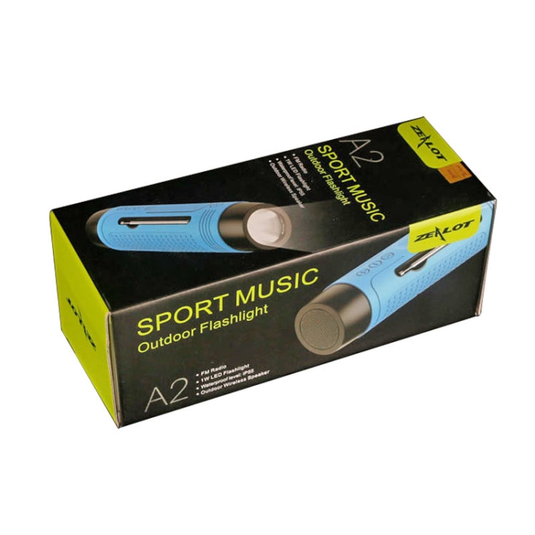 ZEALOT A2 Multifunctional Bass Wireless Bluetooth Speaker, Built-in Microphone, Support Bluetooth Call & AUX & TF Card & LED Lights (Grey) - free shipping - PMC Jewellery - Order now!