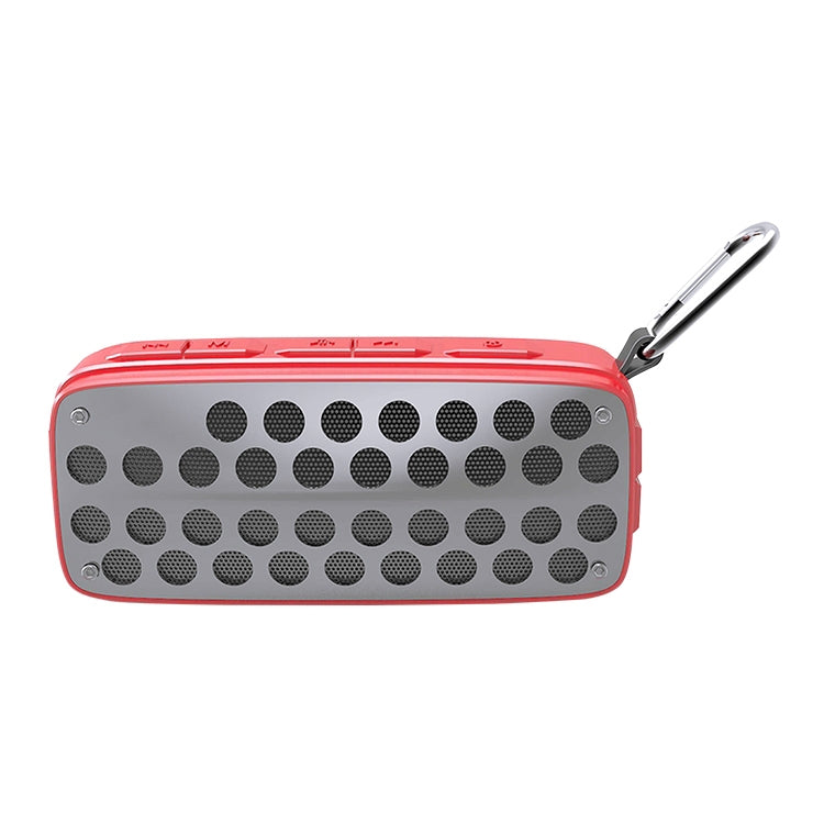 NewRixing NR-4011 Outdoor Splash Water Bluetooth Speaker, Support Hands-free Call / TF Card / FM / U Disk (Red) - Desktop Speaker by NewRixing | Online Shopping South Africa | PMC Jewellery | Buy Now Pay Later Mobicred