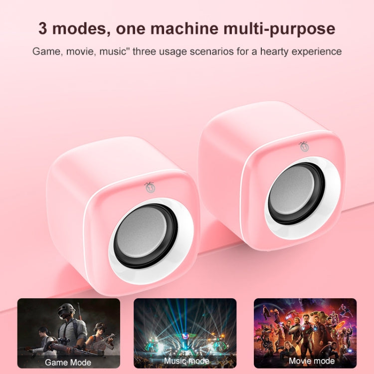 A1 USB Wire-controlled 9D Subwoofer Sound Mini Wired Speaker, Premium Version(Blue) -  by PMC TechLife | Online Shopping South Africa | PMC TechLife
