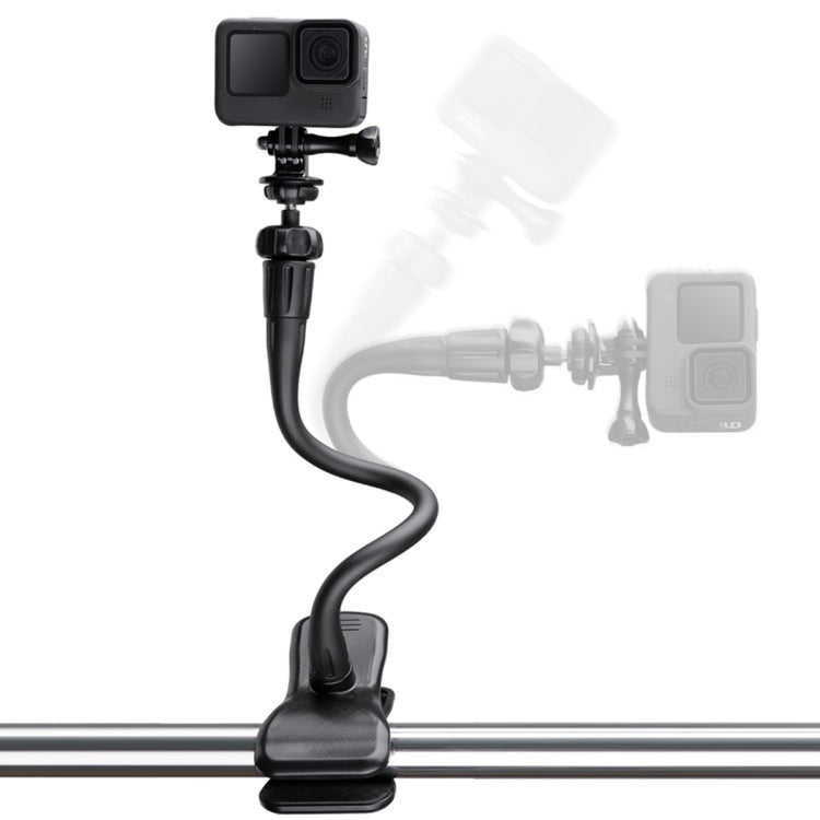 Flexible Arm Desktop Rod Action Camera Phone Holder Stand(Black) - Holder by PMC Jewellery | Online Shopping South Africa | PMC Jewellery | Buy Now Pay Later Mobicred