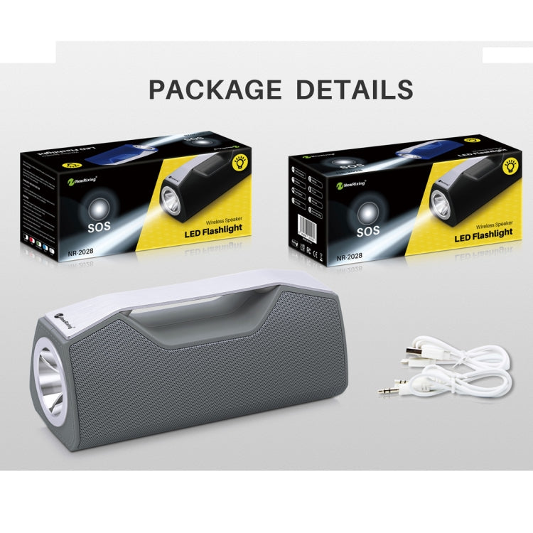 NewRixing NR-2028 Portable Lighting Wireless Bluetooth Stereo Speaker Support TWS Function Speaker (Green) - free shipping - PMC Jewellery - Order now!