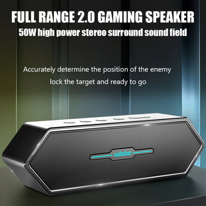 XDOBO Nirvana Gaming Portable Wireless Bluetooth Speaker Desktop Subwoofer (Silver) - Desktop Speaker by XDOBO | Online Shopping South Africa | PMC Jewellery | Buy Now Pay Later Mobicred