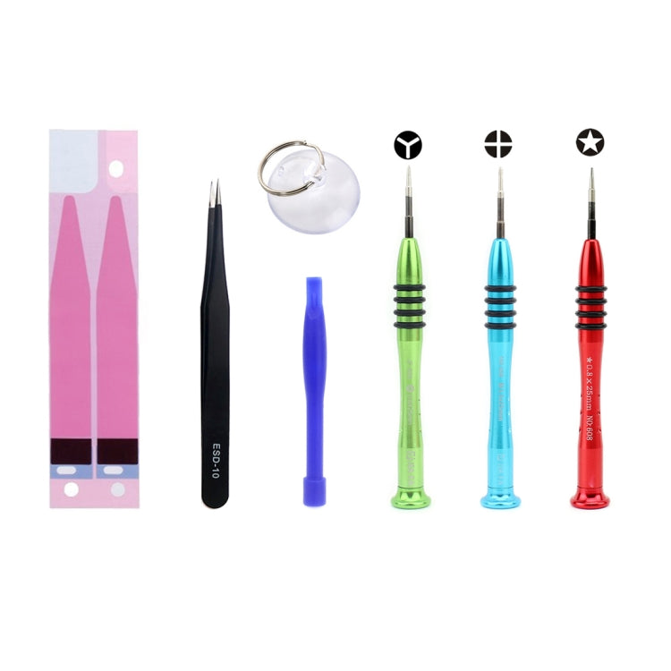 JIAFA JF-8163 7 in 1 Battery Repair Tool Set for iPhone 7 - free shipping - PMC TechLife - Order now!