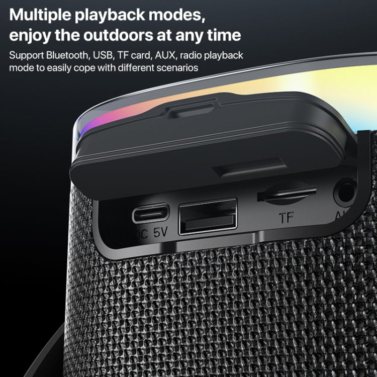 Yesido YSW25 8W RGB mini Portable Outdoor Bluetooth Speaker - Desktop Speaker by Yesido | Online Shopping South Africa | PMC Jewellery | Buy Now Pay Later Mobicred