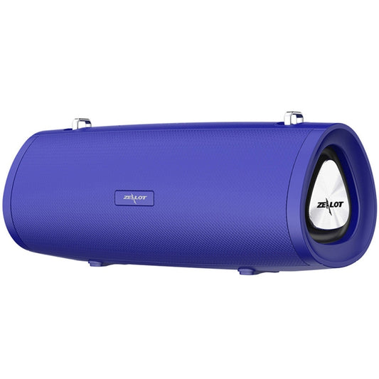 ZEALOT S38 Portable Subwoofer Wireless Bluetooth Speaker with Built-in Mic, Support Hands-Free Call & TF Card & AUX (Blue) - Desktop Speaker by ZEALOT | Online Shopping South Africa | PMC Jewellery | Buy Now Pay Later Mobicred