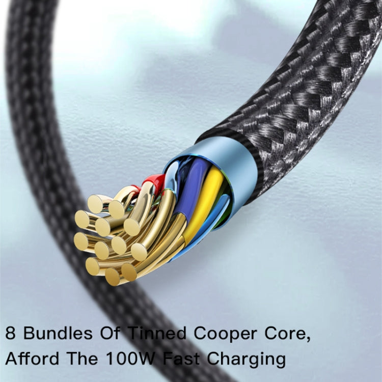 Yesido CA88 2 in 1 USB-C / Type-C to USB-C / Type-C Fast Charging Cable, Length: 1.2m - free shipping - PMC TechLife - Order now!