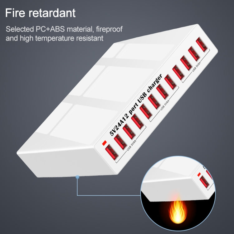 WLX-X6 120W 12 In 1 Multi-function Smart USB Charging Station - Multifunction Charger by PMC Jewellery | Online Shopping South Africa | PMC Jewellery | Buy Now Pay Later Mobicred