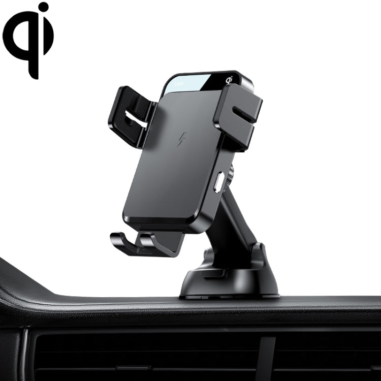 JOYROOM JR-ZS219 Three-axis Car Dashboard Wireless Charging Mobile Phone Bracket Holder (Black) - Wireless Charger Holders by JOYROOM | Online Shopping South Africa | PMC Jewellery | Buy Now Pay Later Mobicred