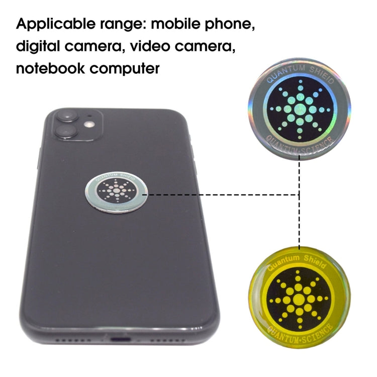 Anti Electromagnetic Radiation Mobile Phone Sticker (Gold) - iPhone Stickers by PMC TechLife | Online Shopping South Africa | PMC TechLife