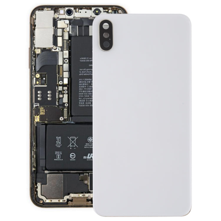 Battery Back Cover with Back Camera Bezel & Lens & Adhesive  for iPhone XS Max(White) - free shipping - PMc TechLife - Order now!