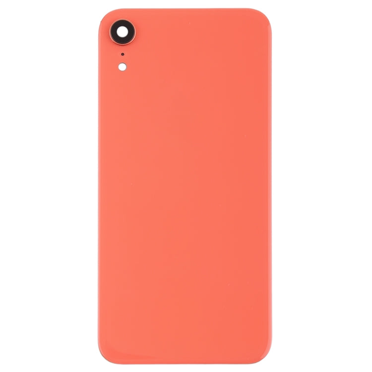 Battery Back Cover with Back Camera Bezel & Lens & Adhesive  for iPhone XR(Pink) - Back Cover by PMc TechLife | Online Shopping South Africa | PMc TechLife | Buy Now Pay Later Mobicred