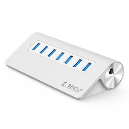 ORICO M3H7-V1 Aluminum Alloy 7 USB 3.0 Ports HUB with 30W Power Adapter - USB HUB by ORICO | Online Shopping South Africa | PMC Jewellery | Buy Now Pay Later Mobicred