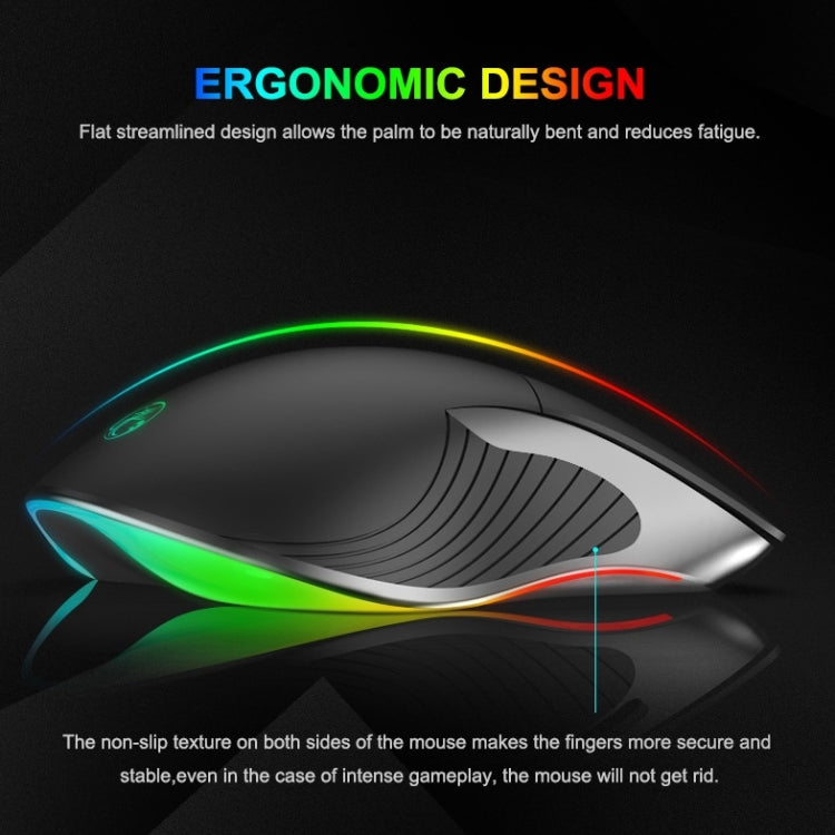 iMICE X6 Wired Mouse  6-button Colorful RGB Gaming Mouse(Black) - free shipping - PMC Jewellery - Order now!