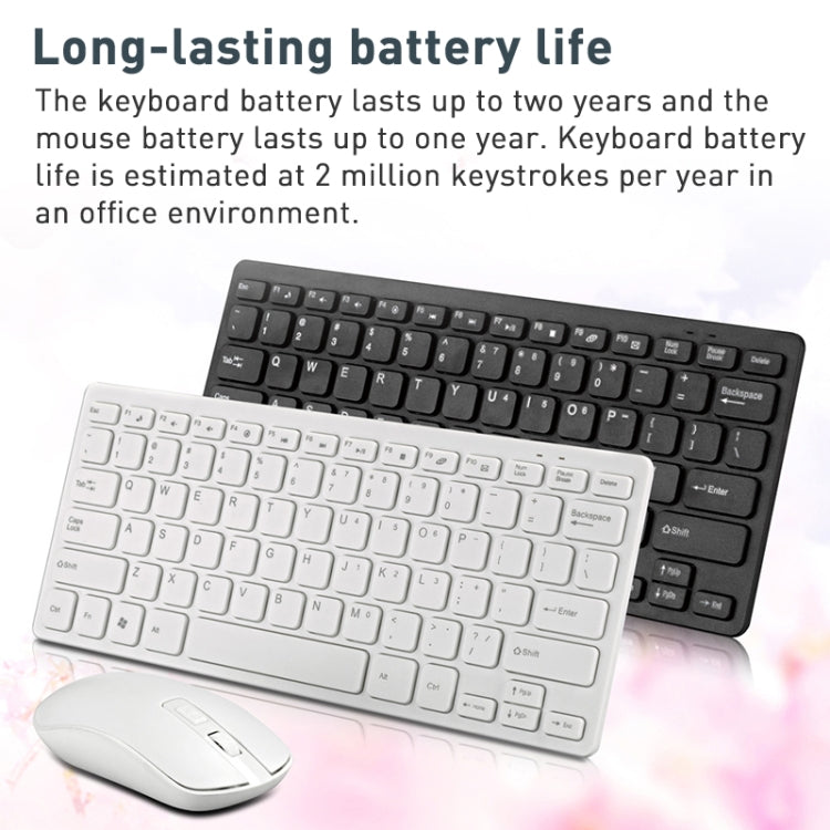 MC Saite K05 Wireless Mouse + Keyboard Set (Black) - Wireless Keyboard by MC Saite | Online Shopping South Africa | PMC Jewellery | Buy Now Pay Later Mobicred