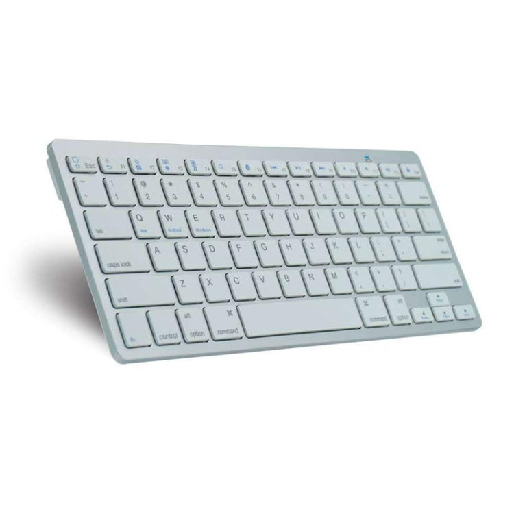 K09 Ultrathin 78 Keys Bluetooth 3.0 Wireless Keyboard (White) - Wireless Keyboard by PMC TechLife | Online Shopping South Africa | PMC TechLife | Buy Now Pay Later Mobicred