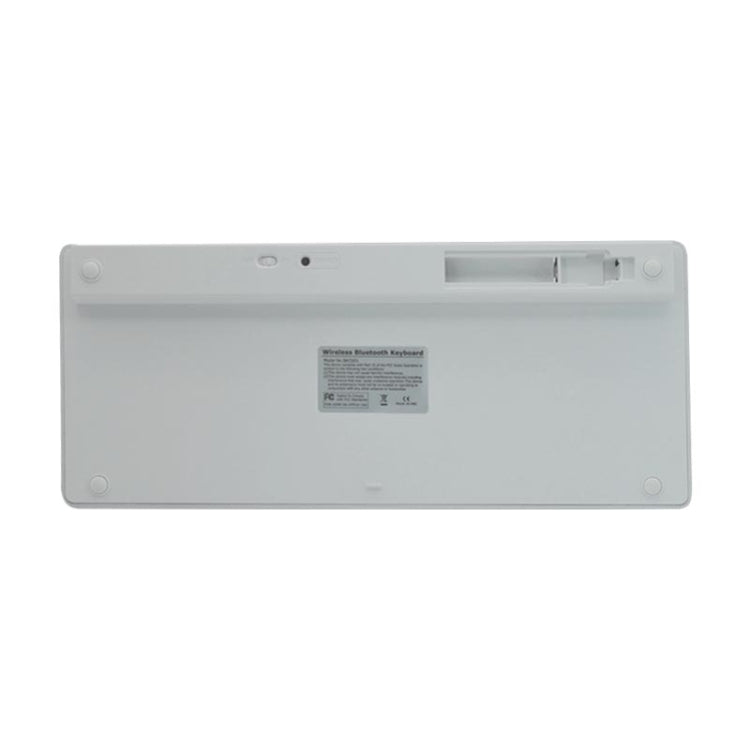 K09 Ultrathin 78 Keys Bluetooth 3.0 Wireless Keyboard (White) - Wireless Keyboard by PMC TechLife | Online Shopping South Africa | PMC TechLife | Buy Now Pay Later Mobicred