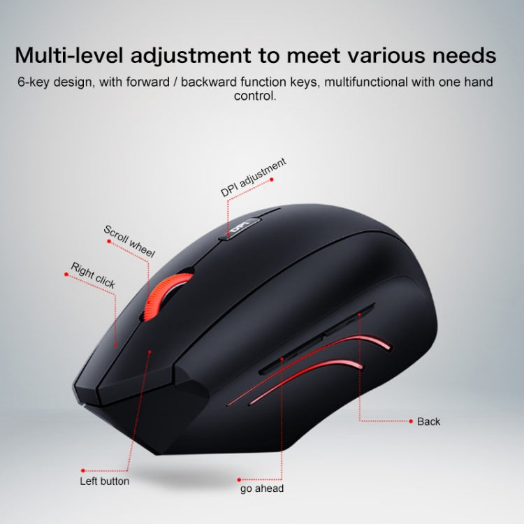 Lenovo thinkplus Ergonomics Design Wireless Mouse (Black) - Wireless Mice by Lenovo | Online Shopping South Africa | PMC Jewellery | Buy Now Pay Later Mobicred