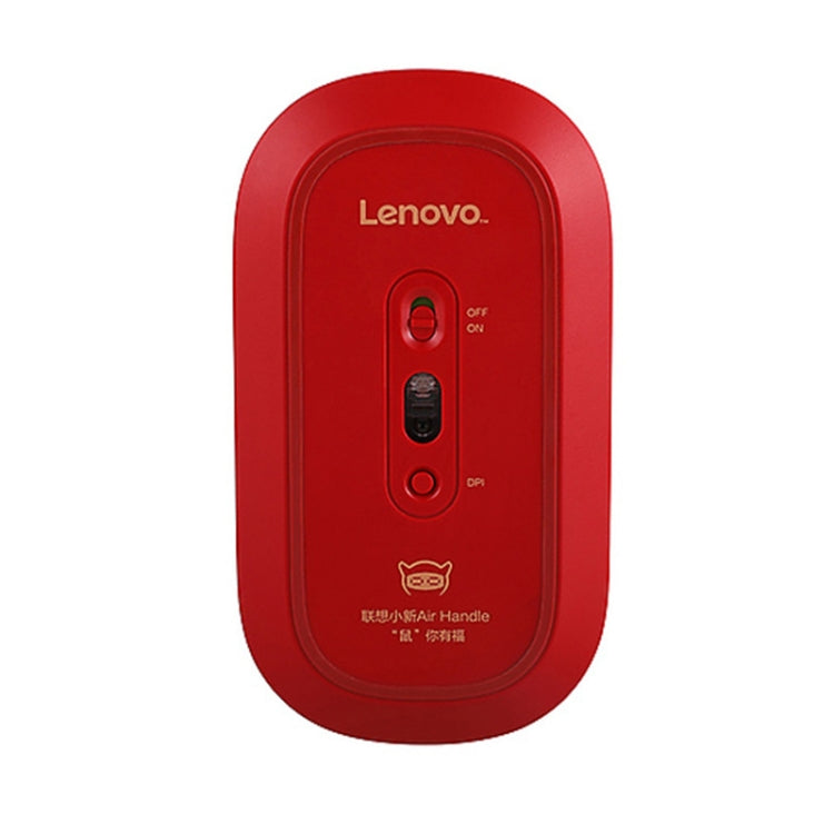 Lenovo Air Handle Lightweight Portable Mute Wireless Mouse, Blessing Mouse Version (Red) - Wireless Mice by Lenovo | Online Shopping South Africa | PMC Jewellery | Buy Now Pay Later Mobicred