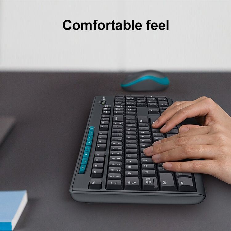 Logitech MK275 USB Wireless Keyboard Mouse Set - Wireless Keyboard by Logitech | Online Shopping South Africa | PMC Jewellery | Buy Now Pay Later Mobicred