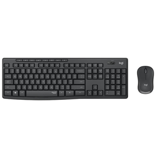 Logitech MK295 USB Wireless Silence Keyboard Mouse Set (Black) - Wireless Keyboard by Logitech | Online Shopping South Africa | PMC Jewellery | Buy Now Pay Later Mobicred