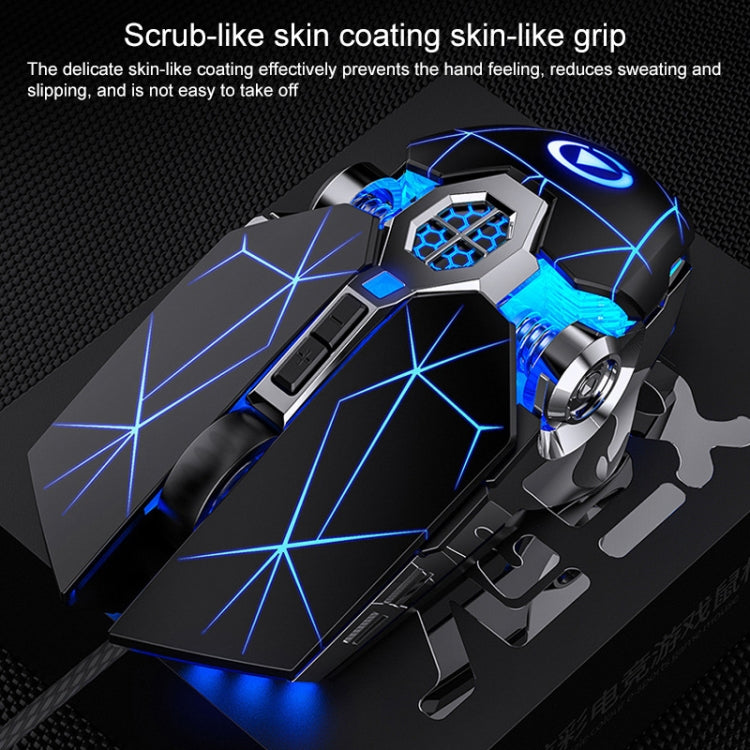 YINDIAO 3200DPI 4-modes Adjustable 7-keys RGB Light Wired Gaming Mechanical Mouse, Style: Silent Version(Black) - free shipping - PMC TechLife - Order now!