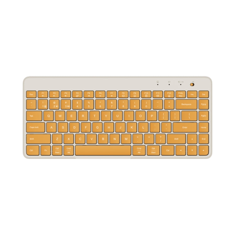 Original Xiaomi XMBXJP01YM 85 Keys Portable Dual-mode Keyboard (Beige White) - Wireless Keyboard by Xiaomi | Online Shopping South Africa | PMC Jewellery | Buy Now Pay Later Mobicred