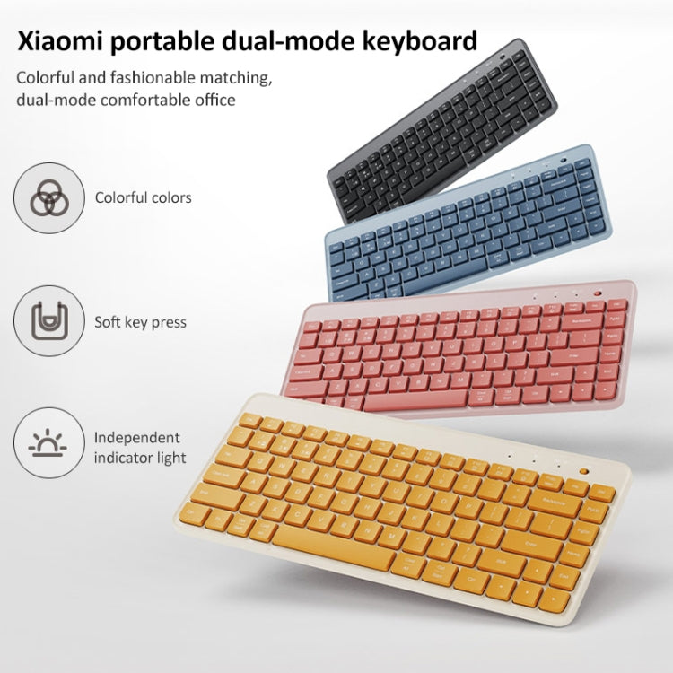 Original Xiaomi XMBXJP01YM 85 Keys Portable Dual-mode Keyboard (Dark Green) - Wireless Keyboard by Xiaomi | Online Shopping South Africa | PMC Jewellery | Buy Now Pay Later Mobicred