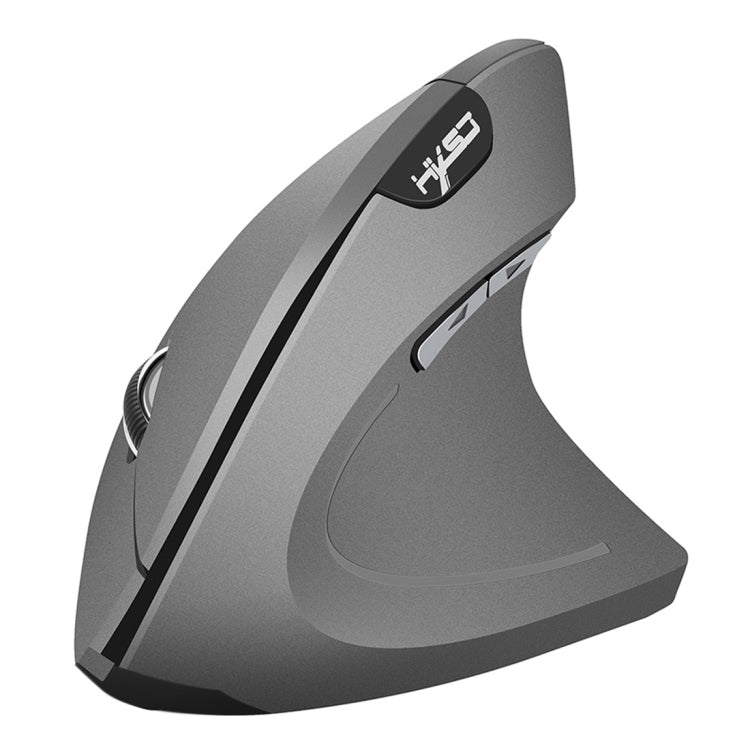 HXSJ T24 6 Buttons 2400 DPI 2.4G Wireless Vertical Ergonomic Mouse with USB Receiver(Grey) - Wireless Mice by HXSJ | Online Shopping South Africa | PMC Jewellery | Buy Now Pay Later Mobicred