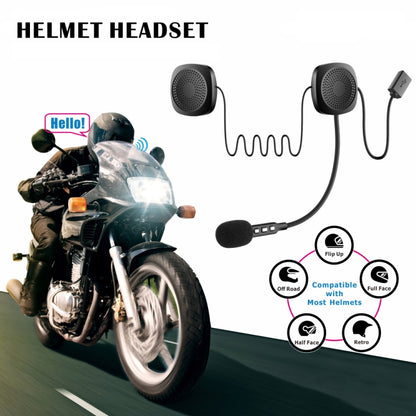 T2 Bluetooth V5.0 Helmet Headset 5V for Motorcycle Driving with Anti-interference Microphone - Motorcycle Walkie Talkie by PMC Jewellery | Online Shopping South Africa | PMC Jewellery | Buy Now Pay Later Mobicred