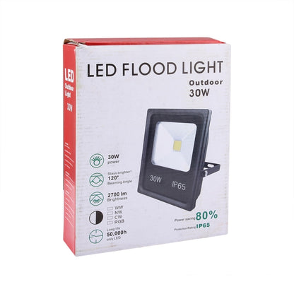 30W IP65 Waterproof White Light LED Floodlight, 2700LM LED Light, AC 85-265V(Warm White) - Floodlights by PMC Jewellery | Online Shopping South Africa | PMC Jewellery | Buy Now Pay Later Mobicred