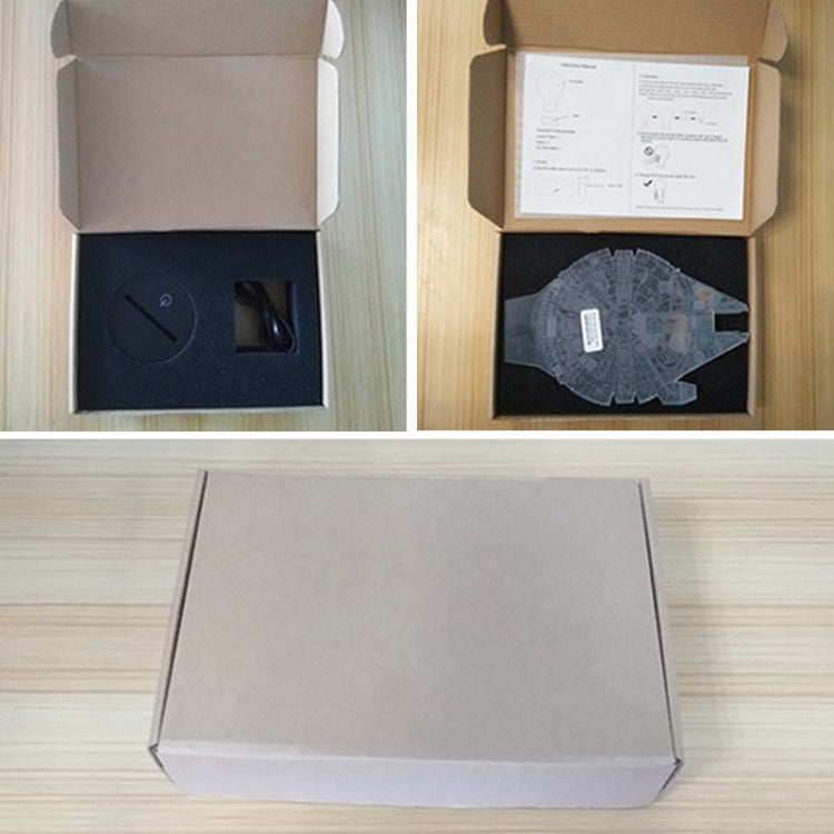 Excavator Shape 3D Colorful LED Vision Light Table Lamp, USB & Battery Version - Novelty Lighting by PMC TechLife | Online Shopping South Africa | PMC TechLife | Buy Now Pay Later Mobicred