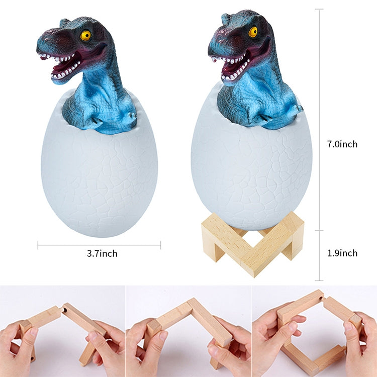 Tyrannosaurus Shape Creative Touch 3D Decorative Night Light, 3-color Patting Version - Night Lights by PMc TechLife | Online Shopping South Africa | PMc TechLife | Buy Now Pay Later Mobicred