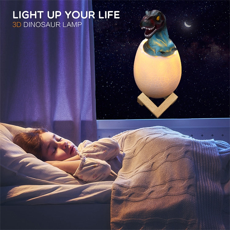 Tyrannosaurus Shape Creative Touch 3D Decorative Night Light, 3-color Patting Version - Night Lights by PMc TechLife | Online Shopping South Africa | PMc TechLife | Buy Now Pay Later Mobicred