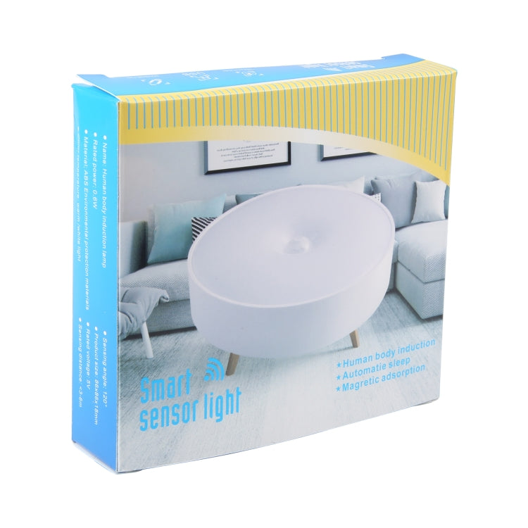 180LM LED Human Body Induction Smart Sensor Light (White) - Sensor LED Lights by PMC TechLife | Online Shopping South Africa | PMC TechLife | Buy Now Pay Later Mobicred