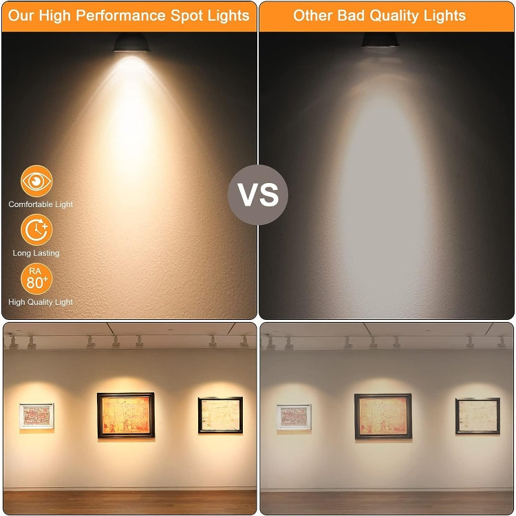 MR16-N6LED 5W 2835COB LED Spotlight, AC/DC12V (Warm White) - LED Blubs & Tubes by PMc TechLife | Online Shopping South Africa | PMc TechLife | Buy Now Pay Later Mobicred