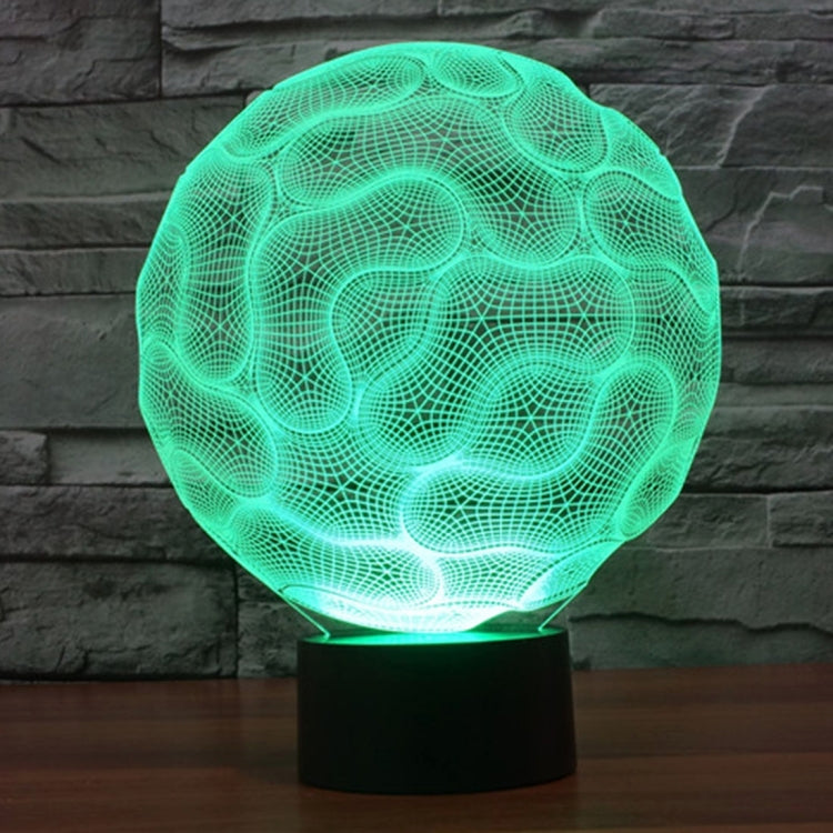 Brain Style 3D Touch Switch Control LED Light , 7 Color Discoloration Creative Visual Stereo Lamp Desk Lamp Night Light - Novelty Lighting by PMC TechLife | Online Shopping South Africa | PMC TechLife