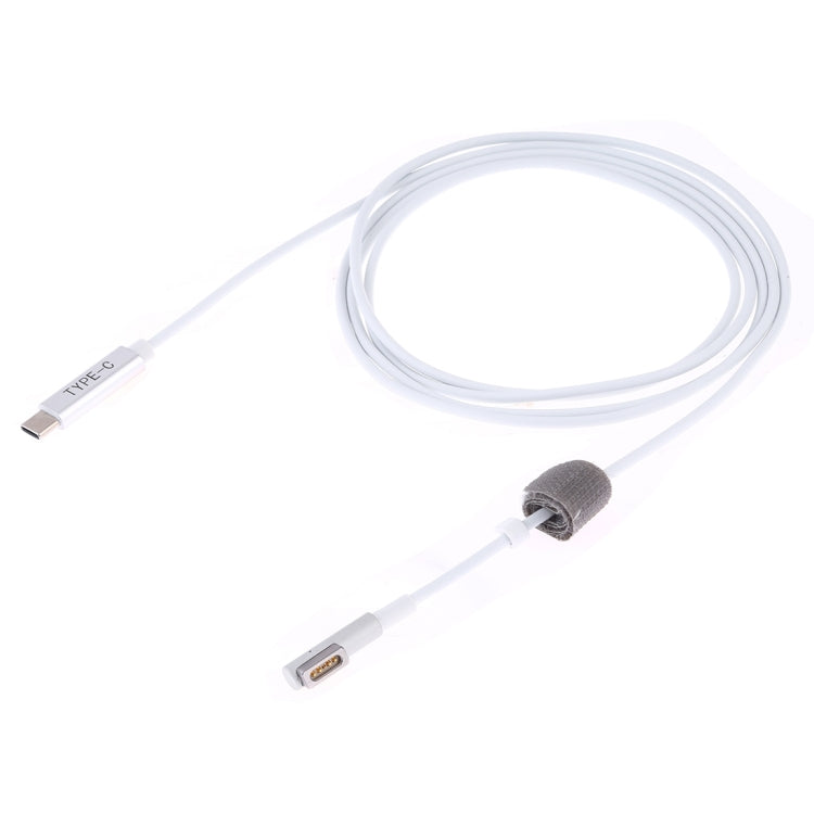 45W / 60W / 65W 5 Pin MagSafe 1 (L-Shaped) to USB-C / Type-C PD Charging Cable (White) - Cable & Adapter by PMC Jewellery | Online Shopping South Africa | PMC Jewellery | Buy Now Pay Later Mobicred